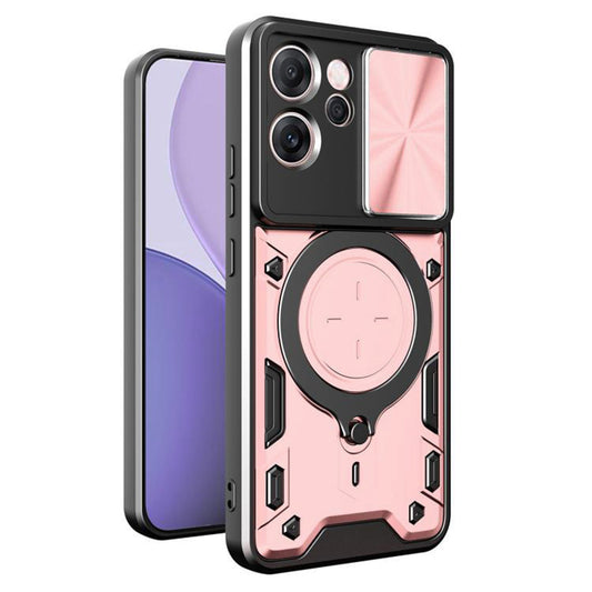 Capa para Oppo Reno14 FS 5G / Reno14 F, Techsuit, CamGuard Pro, Rosa