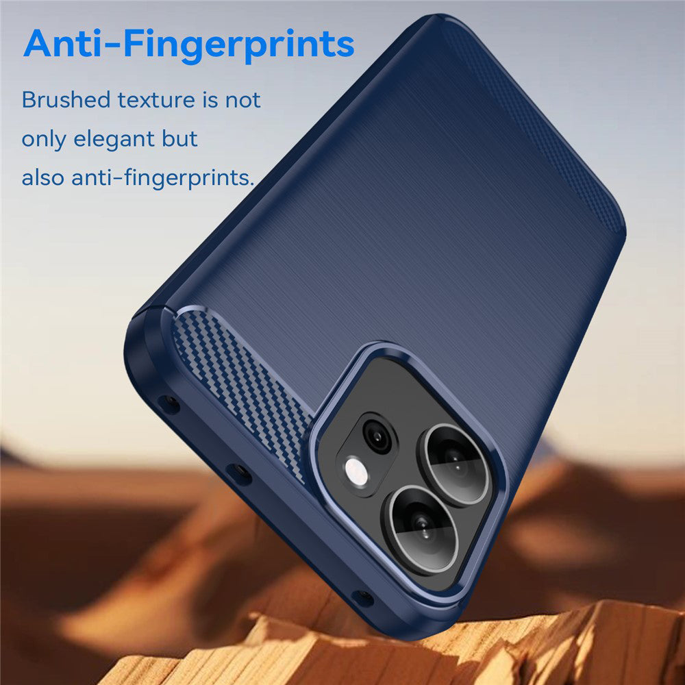 Capa para Oppo Reno14 FS 5G / Reno14 F, Techsuit, Carbono, Azul