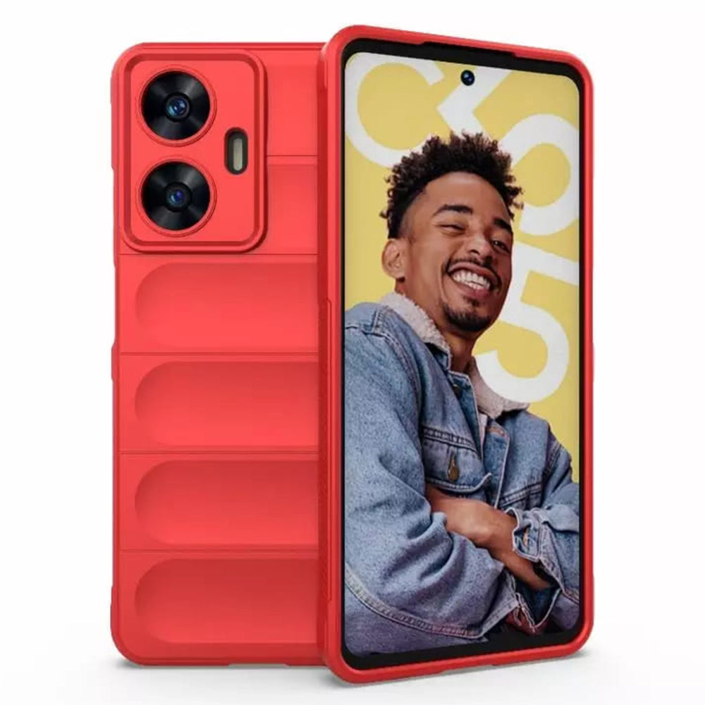 Capa para Oppo Reno14 FS 5G / Reno14 F, Techsuit, Magic Shield, Vermelha