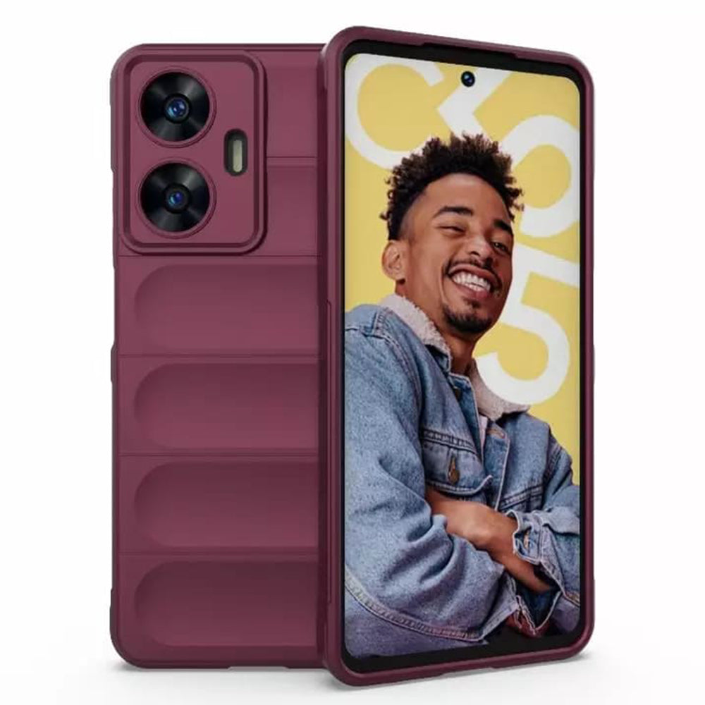 Capa para Oppo Reno14 FS 5G / Reno14 F, Techsuit, Magic Shield, Vinho