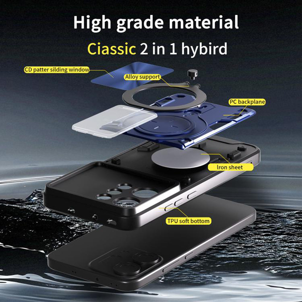 Capa para Oppo Reno14, Techsuit, CamGuard Pro, Vermelha