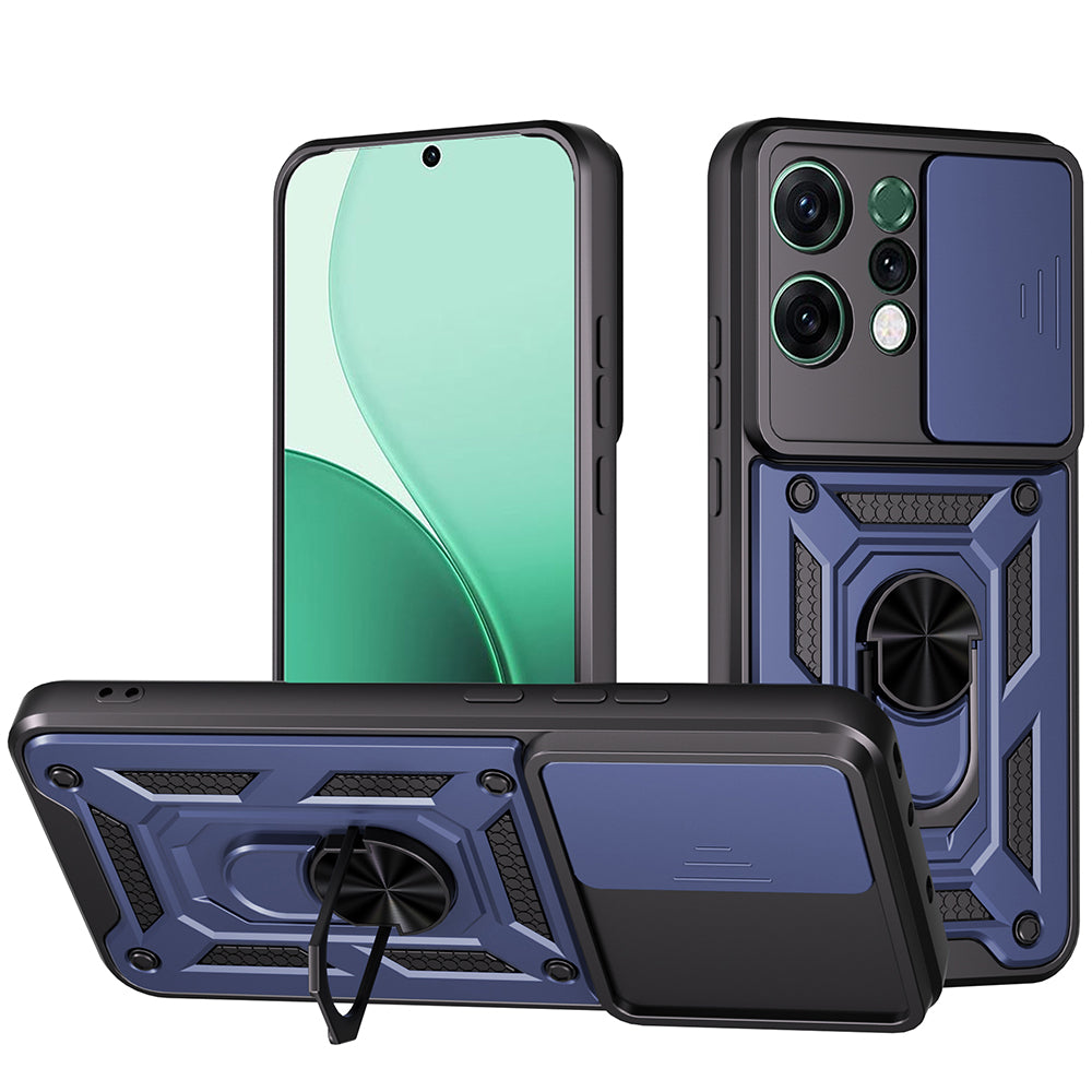 Capa para Oppo Reno14, Techsuit, CamShield, Azul