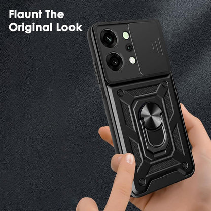 Capa para Oppo Reno14, Techsuit, CamShield, Preta
