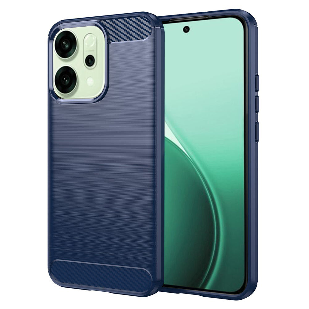 Capa para Oppo Reno14, Techsuit, Carbono, Azul