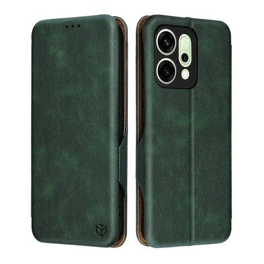Capa para Oppo Reno14, Techsuit, Safe Wallet Plus, Verde