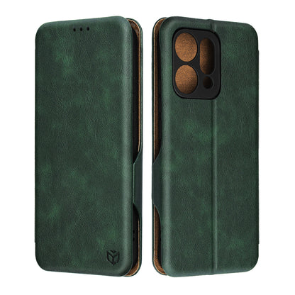 Capa para Oppo Reno14, Techsuit, Safe Wallet Plus, Verde