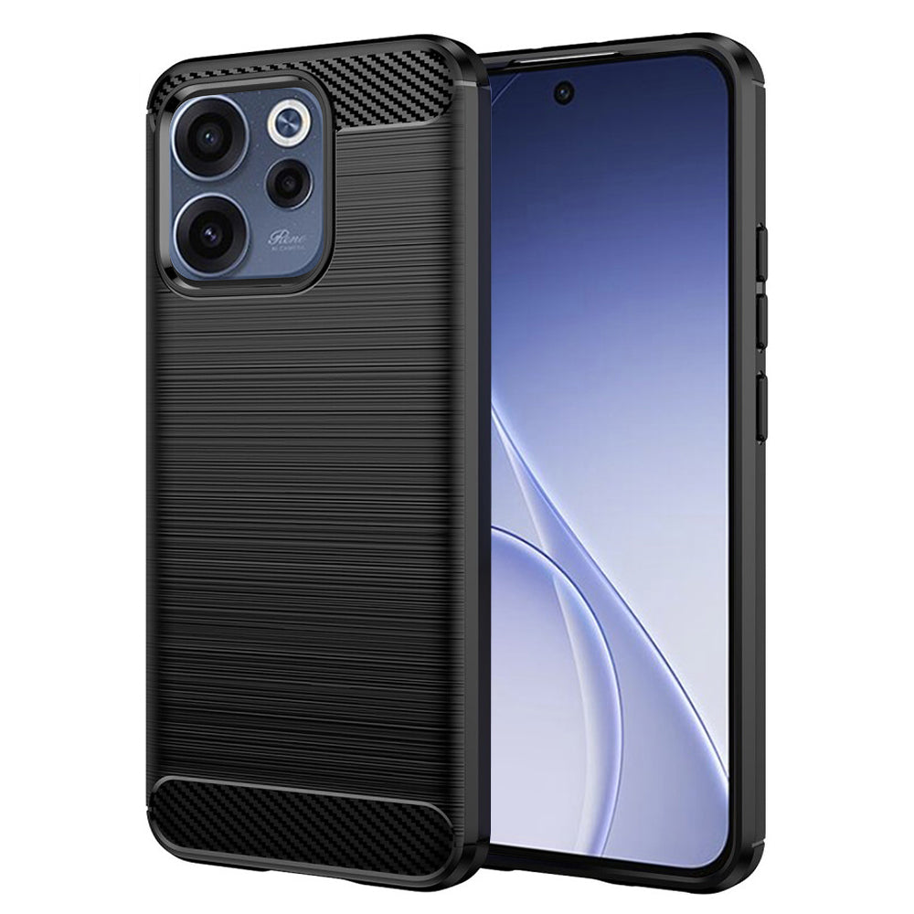 Capa para Oppo Reno15 FS / Reno15 F, Techsuit, Carbono, Preta