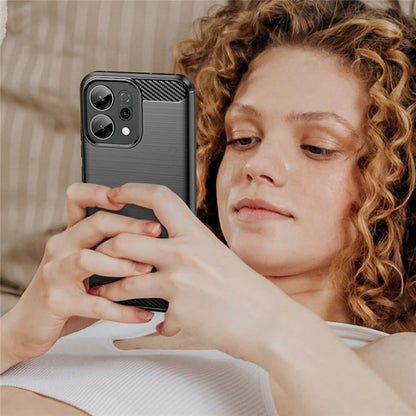 Capa para Oppo Reno15 FS / Reno15 F, Techsuit, Carbono, Preta
