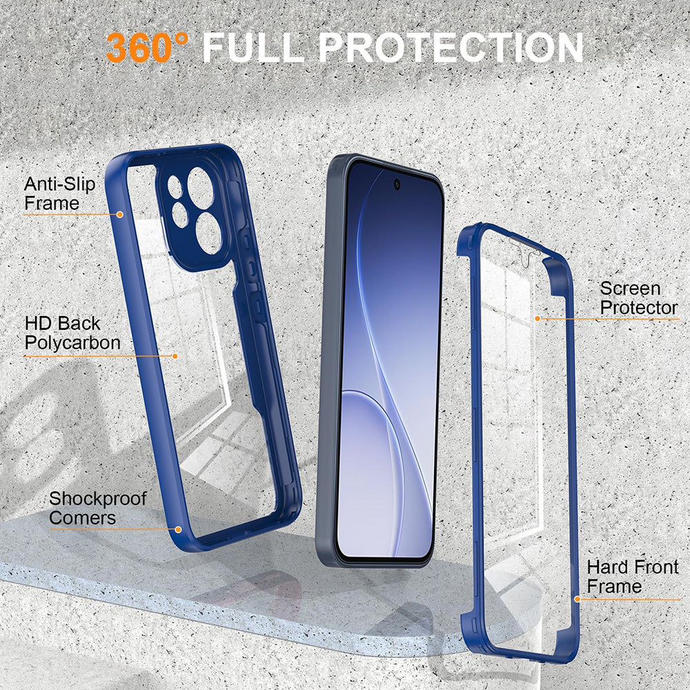 Capa para Oppo Reno15 FS / Reno15 F, Techsuit, ColorVerse 360, Preta