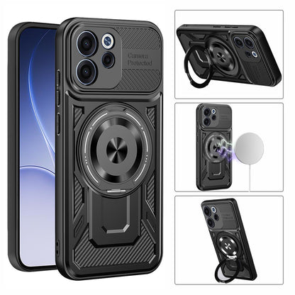 Capa para Oppo Reno15 FS / Reno15 F, Techsuit, RuggedCam, Roxa