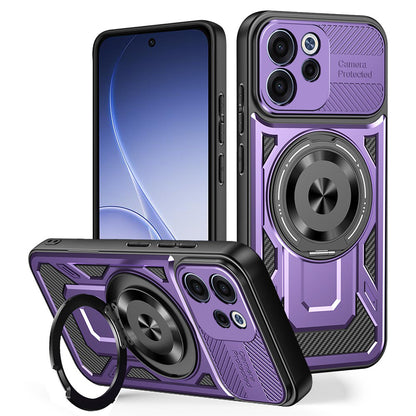Capa para Oppo Reno15 FS / Reno15 F, Techsuit, RuggedCam, Roxa