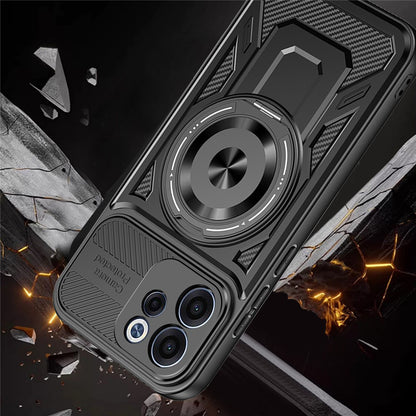 Capa para Oppo Reno15 FS / Reno15 F, Techsuit, RuggedCam, Roxa