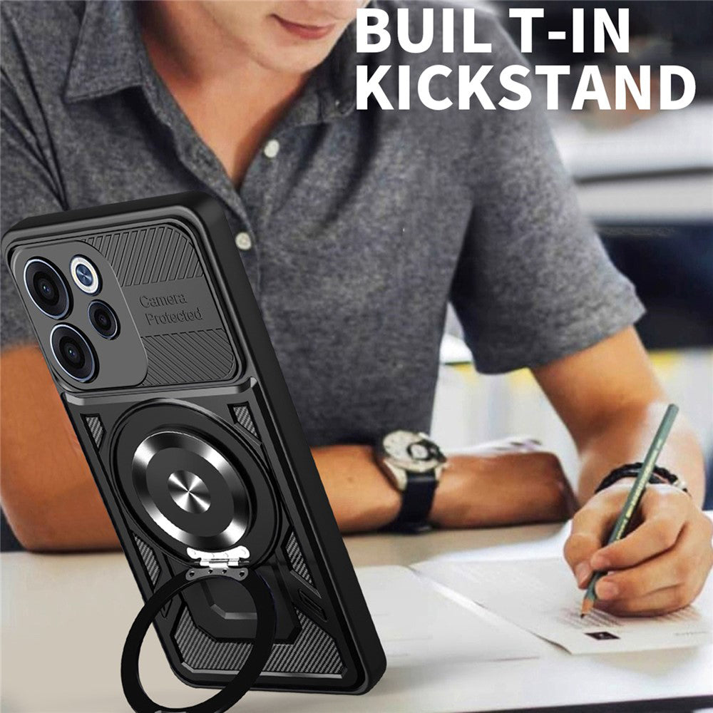 Capa para Oppo Reno15 FS / Reno15 F, Techsuit, RuggedCam, Roxa