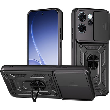 Capa para Oppo Reno15 Pro, Techsuit, CamShield, Preta