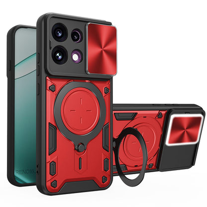 Capa para Oppo Reno16 F / Reno16 FS, Techsuit, CamGuard Pro, Vermelha