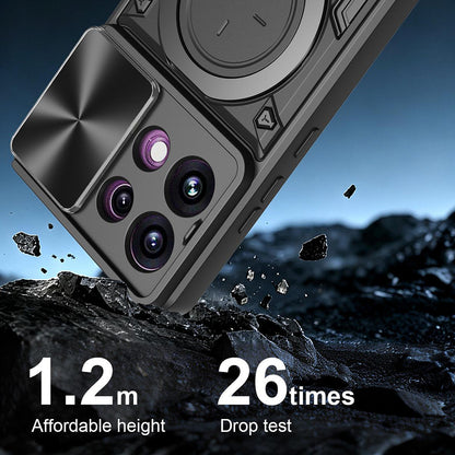 Capa para Oppo Reno16 F / Reno16 FS, Techsuit, CamGuard Pro, Vermelha