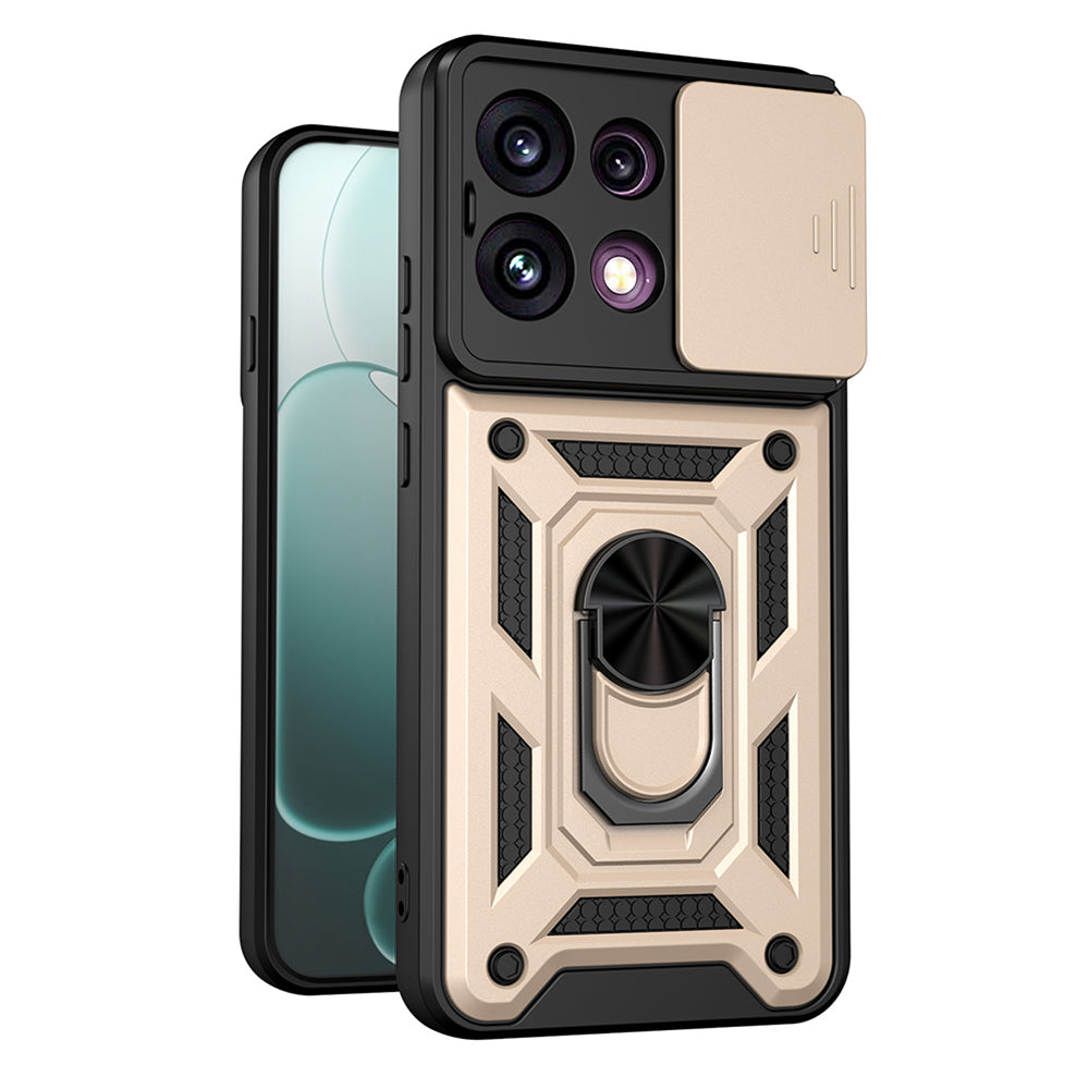 Capa para Oppo Reno16 F / Reno16 FS, Techsuit, CamShield, Dourada