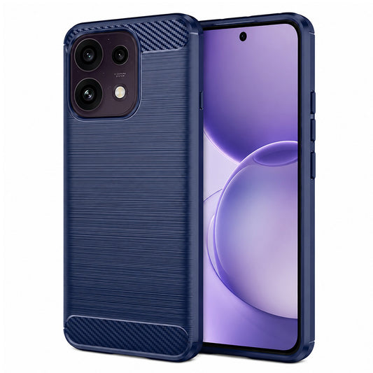 Capa para Oppo Reno16 F / Reno16 FS, Techsuit, Carbono, Azul