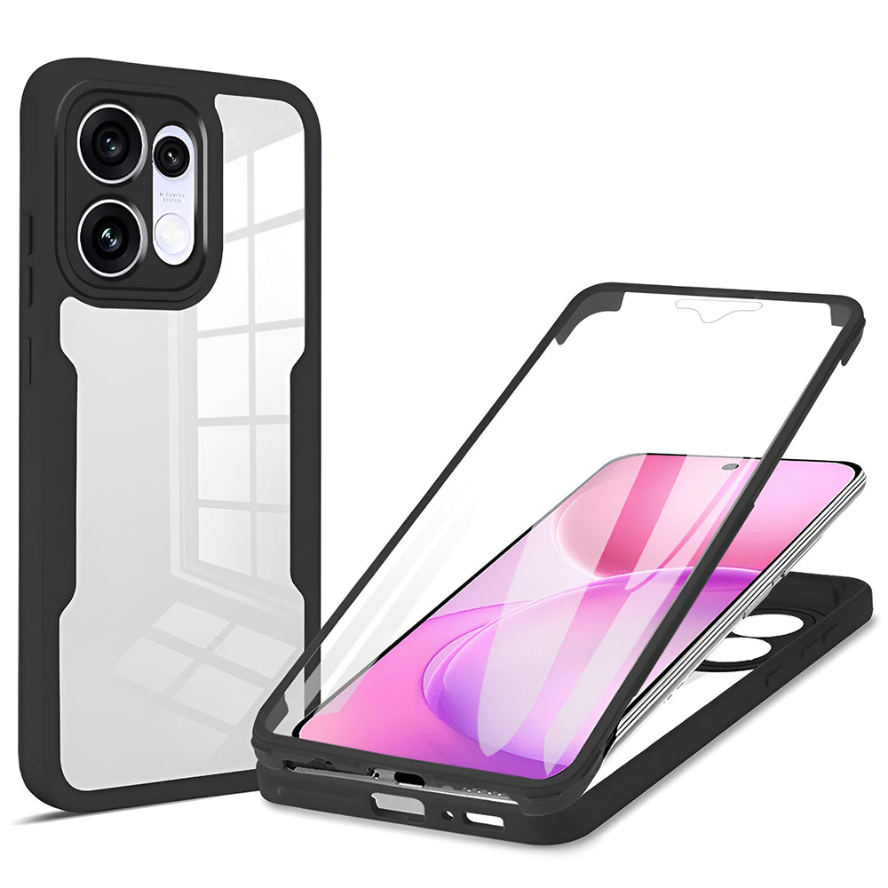Capa para Oppo Reno16 F / Reno16 FS, Techsuit, ColorVerse 360, Preta