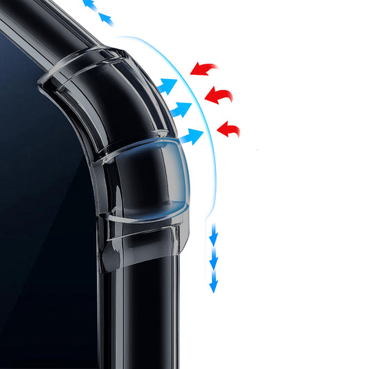 Capa para Oppo Reno16 Pro, Techsuit, Transparente Antichoque, Fumada