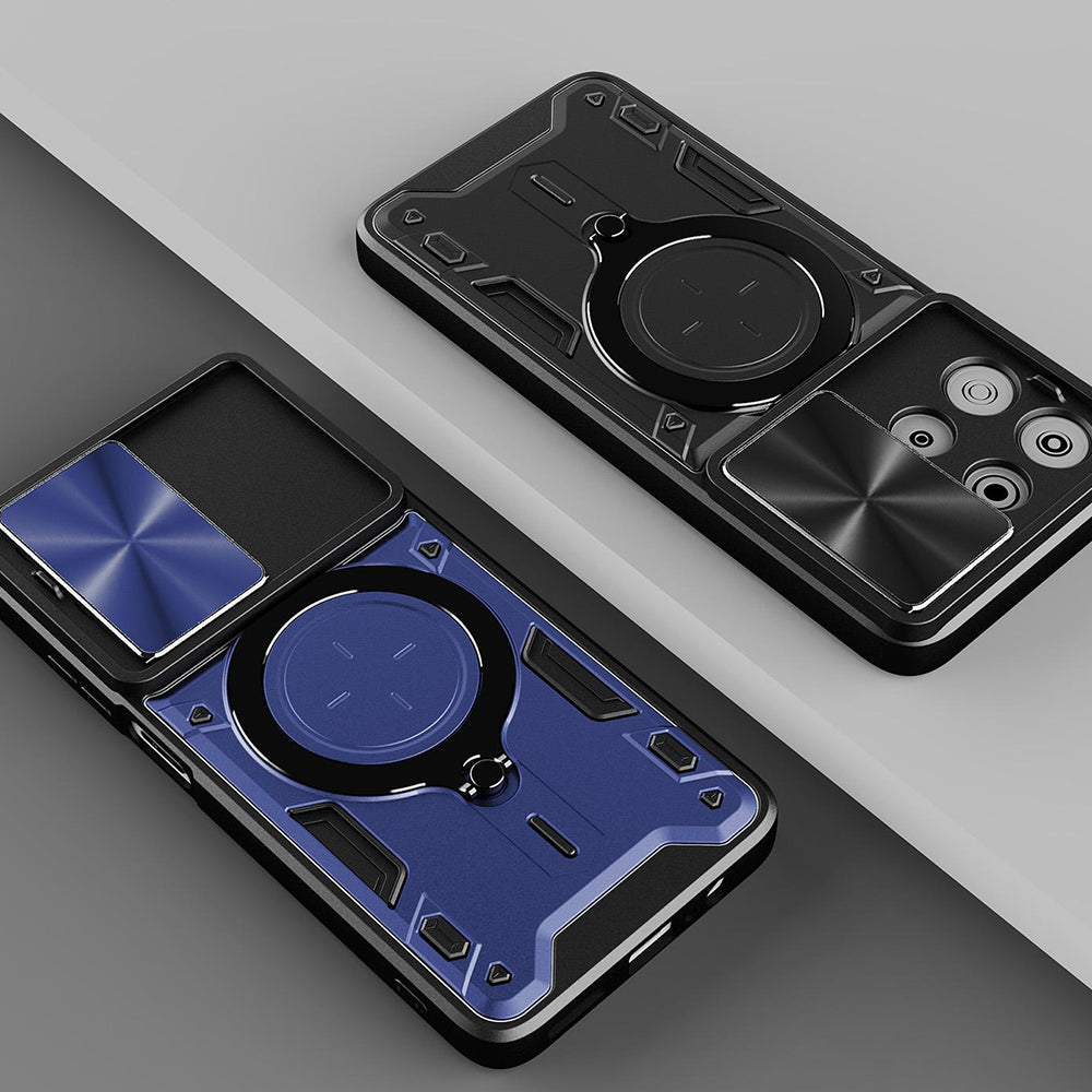 Capa para Oppo Reno16 / Reno16 Pro, Techsuit, CamGuard Pro, Azul