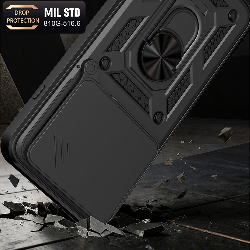 Capa para Oppo Reno16 / Reno16 Pro, Techsuit, CamShield, Dourada