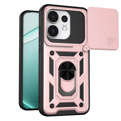 Capa para Oppo Reno16 / Reno16 Pro, Techsuit, CamShield, Rosa Dourado