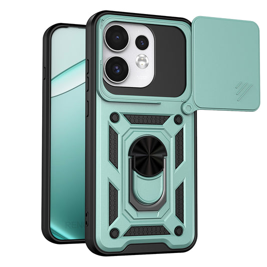 Capa para Oppo Reno16 / Reno16 Pro, Techsuit, CamShield, Verde