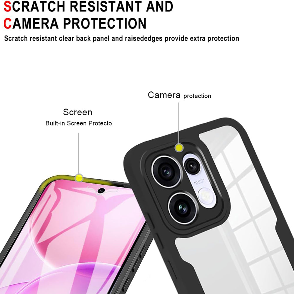Case for Oppo Reno16 / Reno16 Pro, Techsuit, ColorVerse 360, Black
