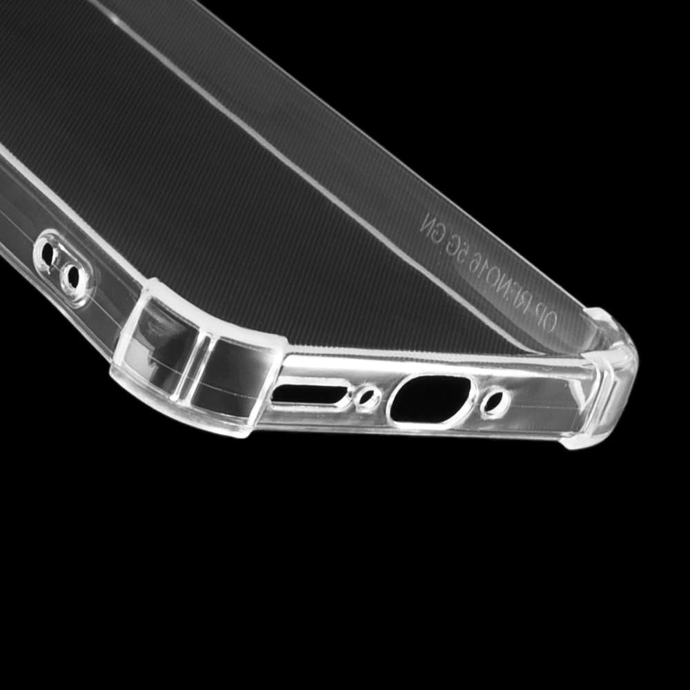 Capa para Oppo Reno16, Techsuit, Shockproof Clear, Transparente