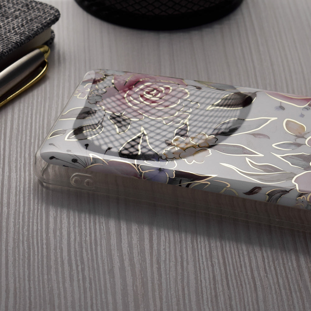Case for Oppo Reno8 Pro, Techsuit, Marble, White