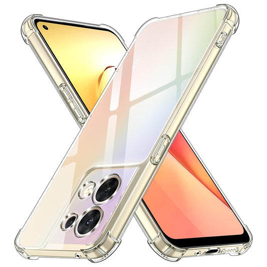 Capa para Oppo Reno8, Techsuit, Shockproof Clear, Transparente