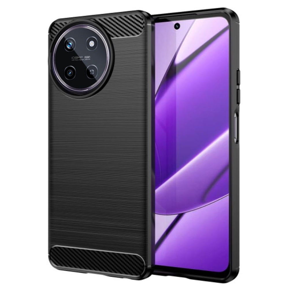 Capa para Realme 11 4G, Techsuit, Carbono, Preta