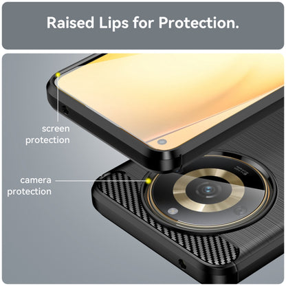 Capa para Realme 11 4G, Techsuit, Carbono, Preta