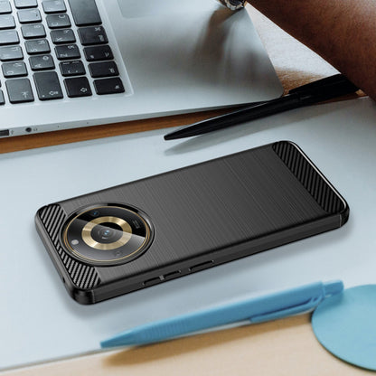 Capa para Realme 11 4G, Techsuit, Carbono, Preta