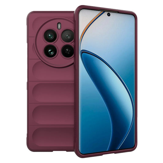 Capa para Realme 12 Pro / 12 Pro+, Techsuit, Magic Shield, Vinho