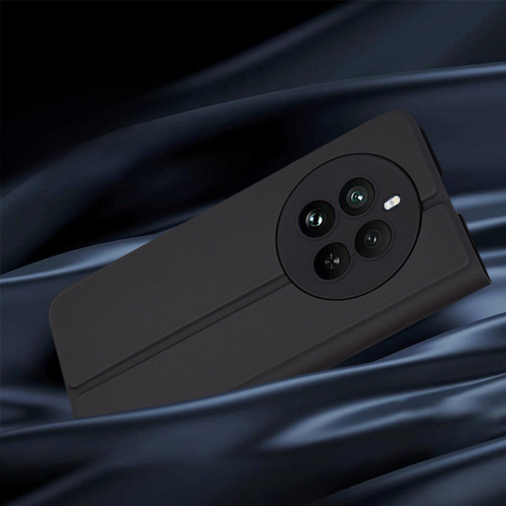 Capa para Realme 12 Pro / 12 Pro+, Techsuit, Magskin Book, Preta