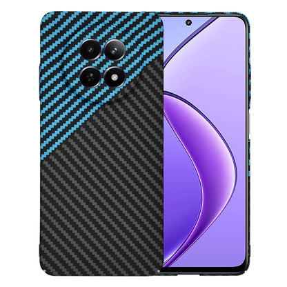 Case for Realme 12x / 12, Techsuit, Carbonite FiberShell, Black Blue