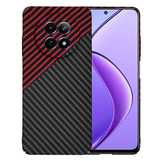 Capa para Realme 12x / 12, Techsuit, Carbonite FiberShell, Preto Vermelho