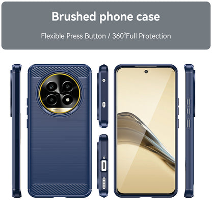 Capa para Realme 13 Pro / 13 Pro+, Techsuit, Carbono, Azul