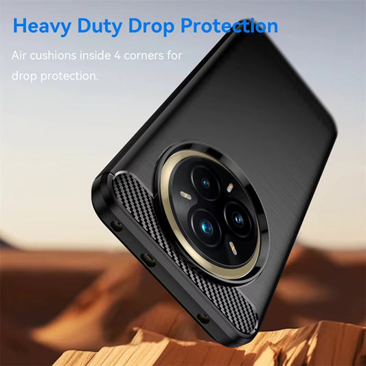 Capa para Realme 14 Pro+, Techsuit, Carbono, Preta