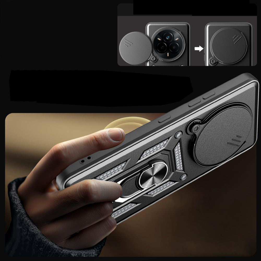 Capa para Realme 14 Pro, Techsuit, CamShield, Preta