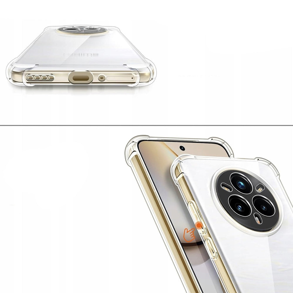 Capa para Realme 14 Pro, Techsuit, Shockproof Clear, Transparente