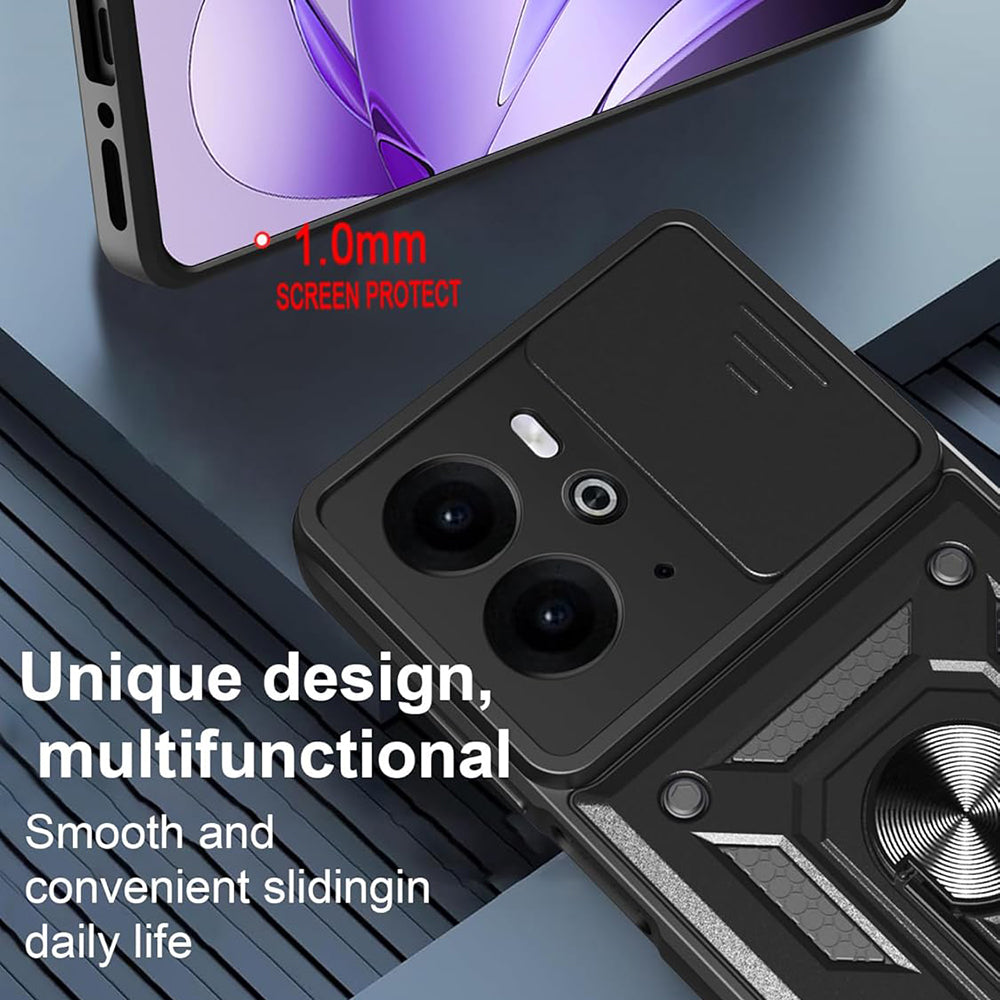 Capa para Realme 14T / 14, Techsuit, CamShield, Preta