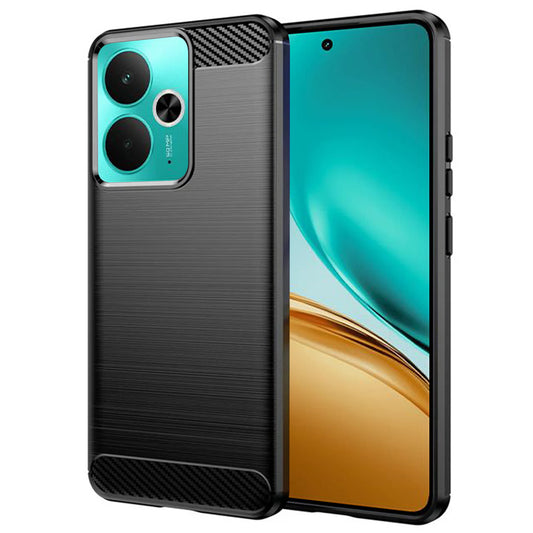 Capa para Realme 14T / 14, Techsuit, Carbono, Preta