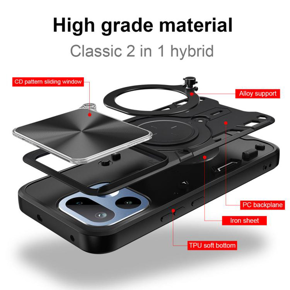 Capa para Realme 16 Pro+, Techsuit, CamGuard Pro, Preta