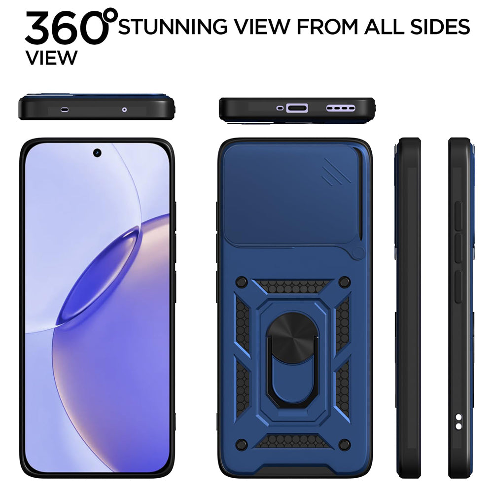 Capa para Realme 16 Pro, Techsuit, CamShield, Azul