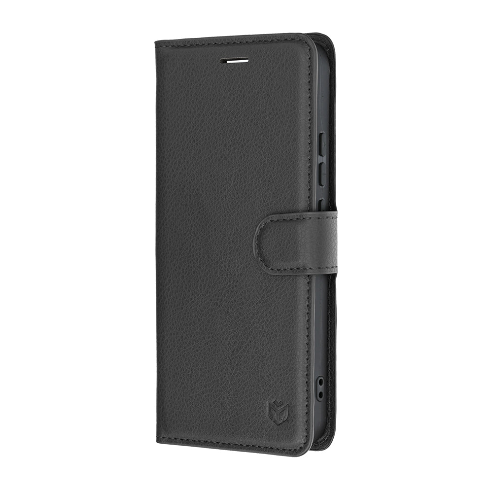 Capa para Realme 16, Techsuit, Leather Folio, Preta