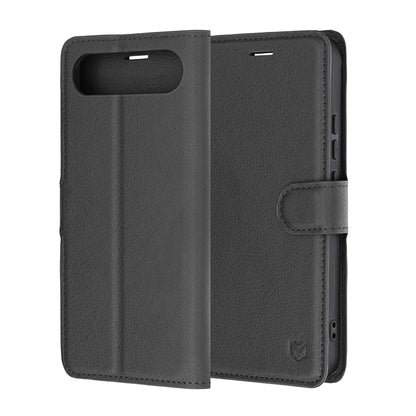 Capa para Realme 16, Techsuit, Leather Folio, Preta