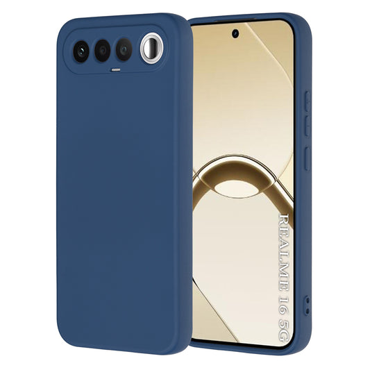 Capa para Realme 16, Techsuit, SoftFlex, Azul Marinho